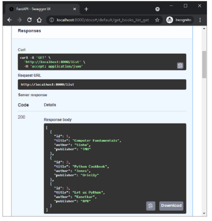 FastAPI SQl 数据库